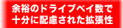 余裕のドライブベイ数で十分に配慮された拡張性