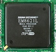 SIGMA DESIGNS社製EM8621Lを採用